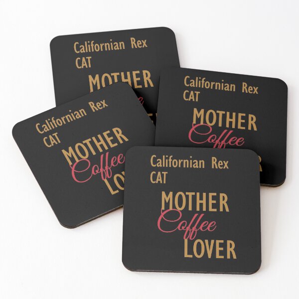 Item preview, Californian Rex CAT Mother Coffee Lover. The perfect clothes and stickers for cat and coffee lovers designed and sold by amrmab.