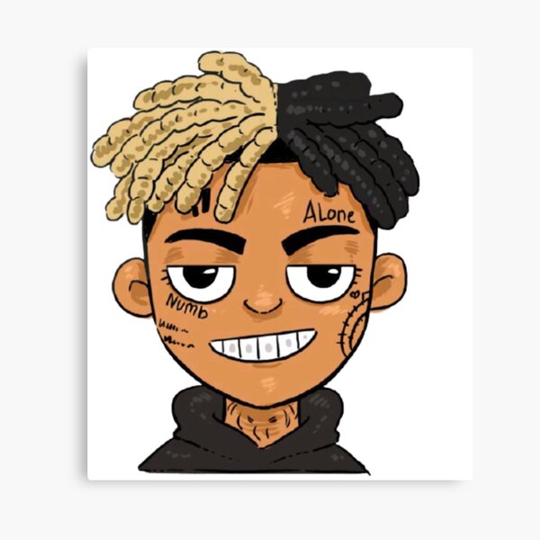 xxxtentation lengends emo rap dessiner dessin animé Impression sur toile