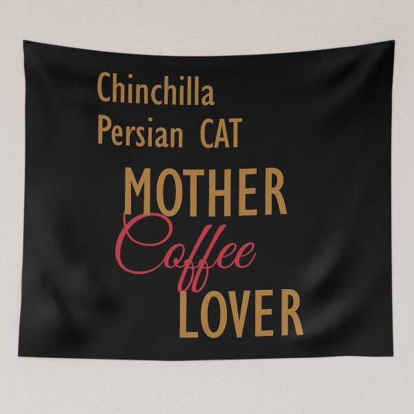 Item preview, Chinchilla Persian CAT Mother Coffee Lover. The perfect clothes and stickers for cat and coffee lovers designed and sold by amrmab.