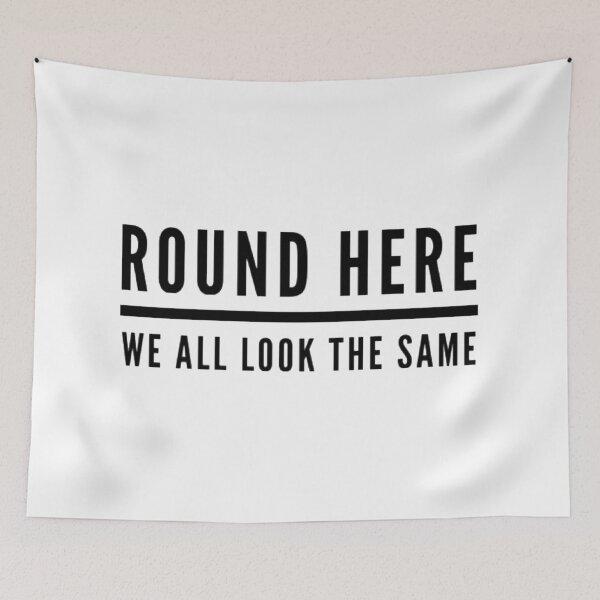 Item preview, We All Look the Same (Black) designed and sold by UnicornPeeps.