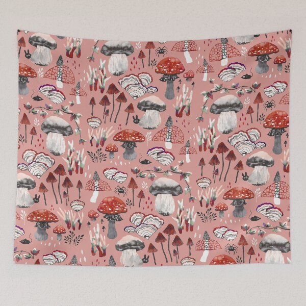 Item preview, Fungi Farmer Land (Mushroom Land) - Red designed and sold by janeferwong.
