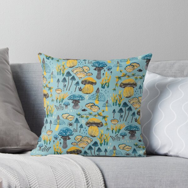 Item preview, Fungi Farmer Land (Mushroom Land) - BLUE designed and sold by janeferwong.