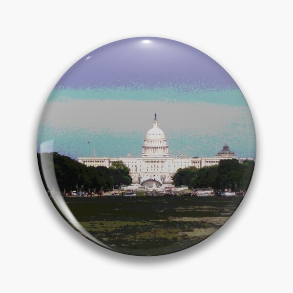 Item preview, Washington D.C. capital building photo manipulation  designed and sold by KatyChristoff.