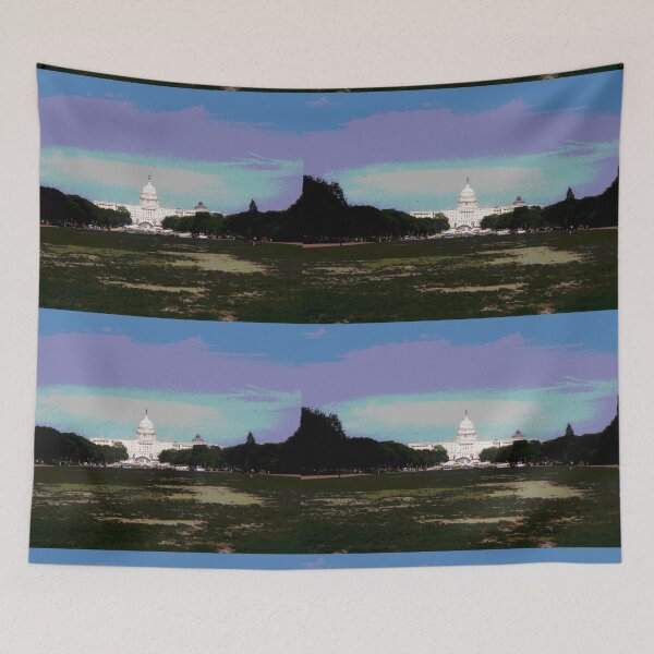 Item preview, Washington D.C. capital building photo manipulation  designed and sold by KatyChristoff.