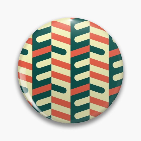 Item preview, Ladyfingers in Columns Geometric Pattern – Forest Green & Orange designed and sold by RoguePatterns.