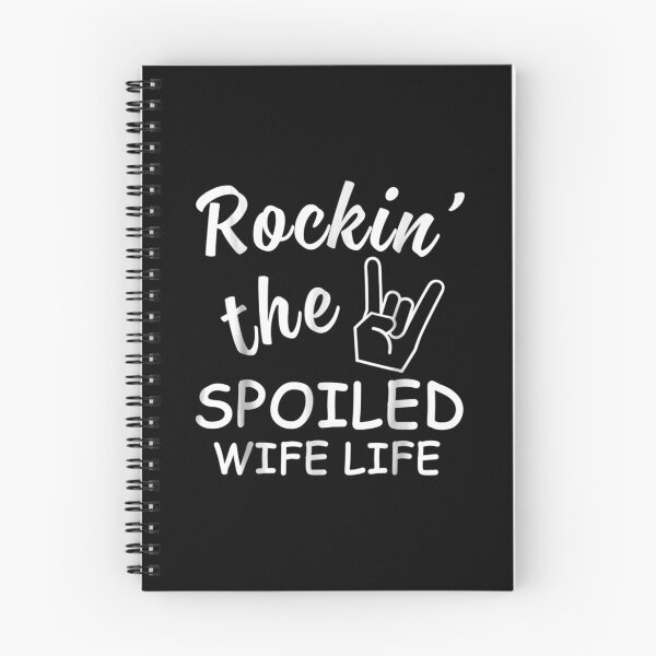 Item preview, Funny Rockin The Spoiled Wife Life Designs designed and sold by Laren-Fashion.