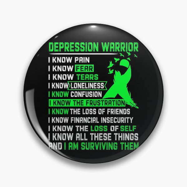 Item preview, I Am Depression Warrior, I Know All These Things and I Am Surviving Them designed and sold by DianabellShop.