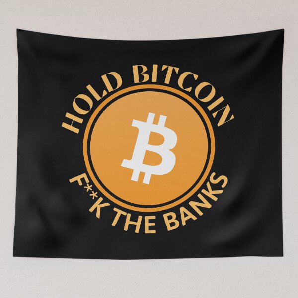 Item preview, Hold Bitcoin designed and sold by Scubaloppy.