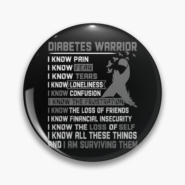 Item preview, I Am Diabetes Warrior, I Know All These Things and I Am Surviving Them designed and sold by DianabellShop.