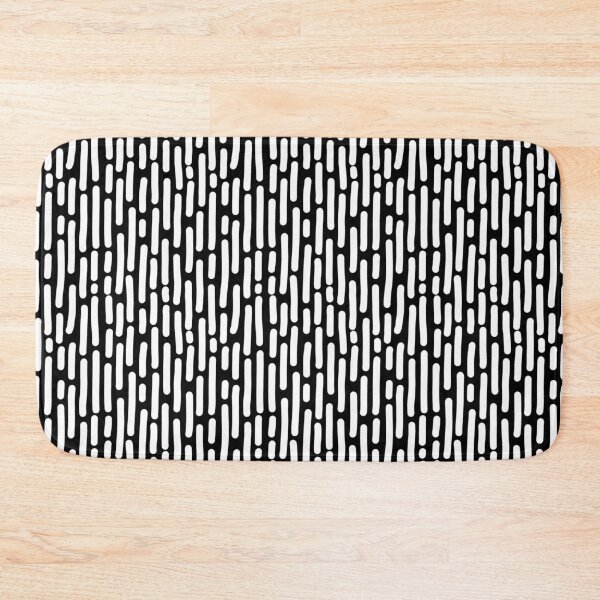 Item preview, Broken Lines White Black designed and sold by wordznart.