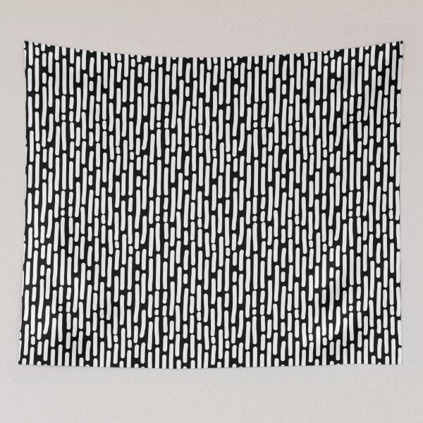 Item preview, Broken Lines White Black designed and sold by wordznart.