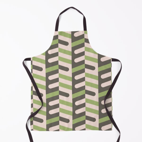 Item preview, Ladyfingers in Columns Geometric Pattern – Taupe & Spring Green designed and sold by RoguePatterns.