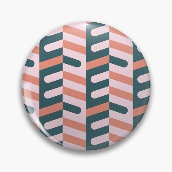 Item preview, Ladyfingers in Columns Geometric Pattern – Pastel Teal & Salmon designed and sold by RoguePatterns.