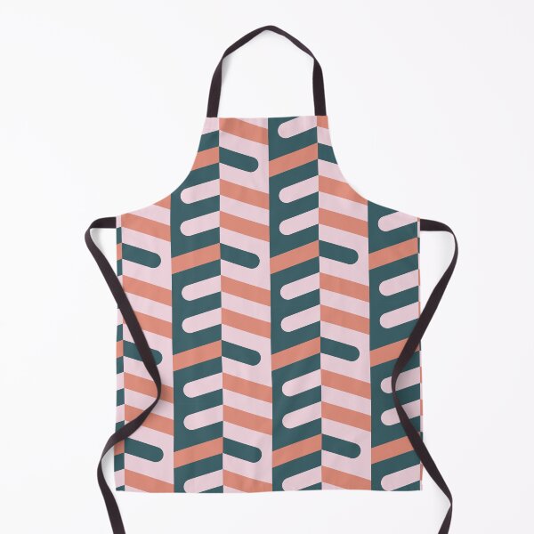 Item preview, Ladyfingers in Columns Geometric Pattern – Pastel Teal & Salmon designed and sold by RoguePatterns.