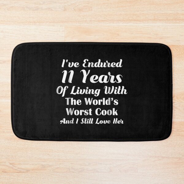 Item preview, Funny Wife is Bad Cook 11th Wedding Anniversary Gift designed and sold by Laren-Fashion.