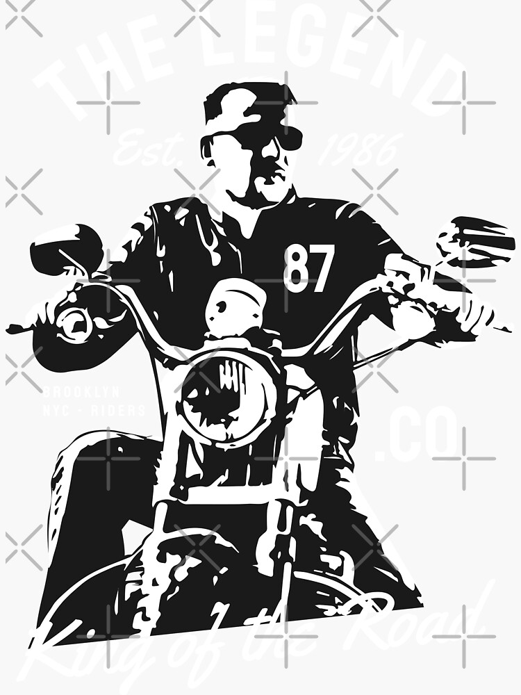 "Vintage King Of Road Legend 1986" Sticker for Sale by ecdato Redbubble