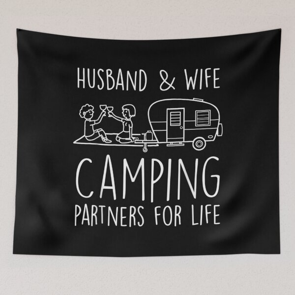 Item preview, Husband And Wife Camping Partners For Life Funny  designed and sold by Laren-Fashion.