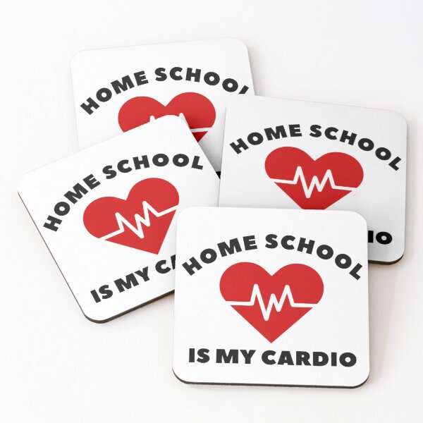 Item preview, HOME SCHOOL IS MY CARDIO  designed and sold by SKYCREATION.