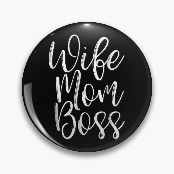 Item preview, Wife Mom Boss Shirt Girly Script Mother Day Gift Mommy Mama designed and sold by Laren-Fashion.