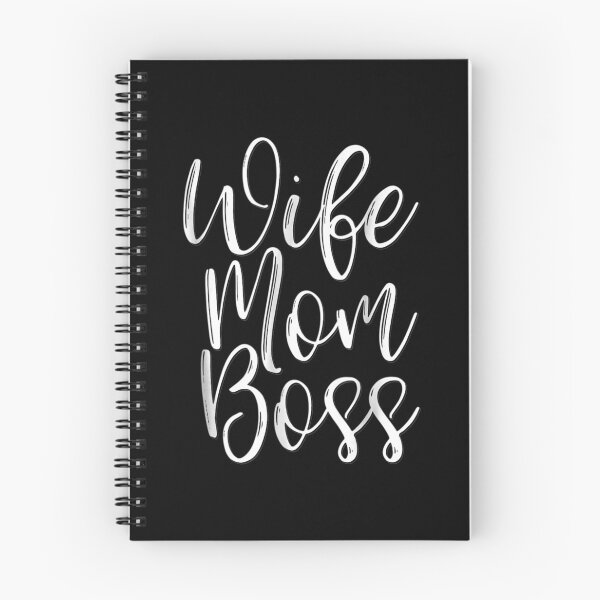 Item preview, Wife Mom Boss Shirt Girly Script Mother Day Gift Mommy Mama designed and sold by Laren-Fashion.