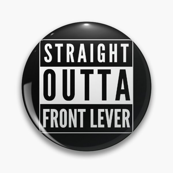 Item preview, Straight outta front lever - Calisthenics graphic designed and sold by Atleta-Cali.
