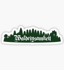 Waldeinsamkeit Sticker