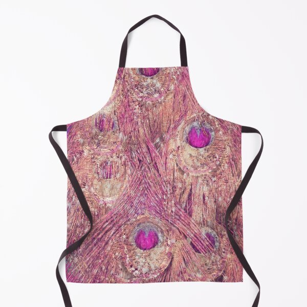 Item preview, Luxe Peacock Feathers pink rosegold pattern designed and sold by Glimmersmith.