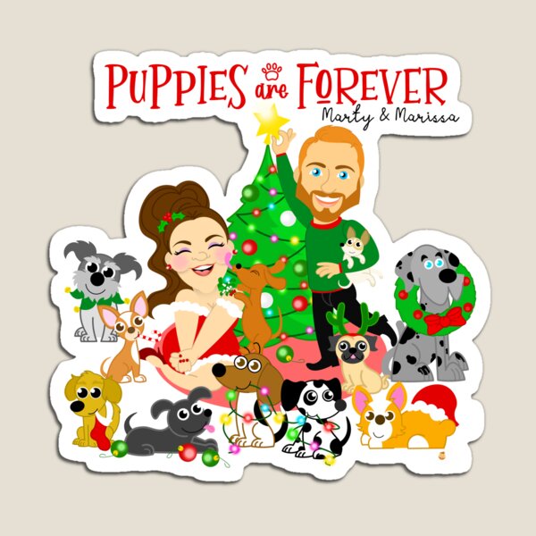 Puppies Magnets Redbubble
