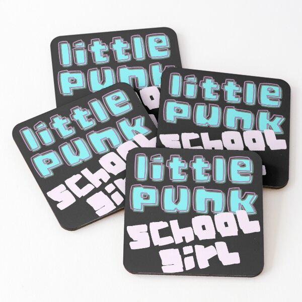 Item preview, Little Punk Schoolgirl - Mint And Pink designed and sold by Chubuter.