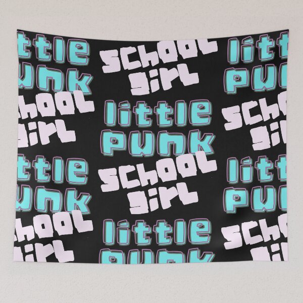 Item preview, Little Punk Schoolgirl - Mint And Pink designed and sold by Chubuter.