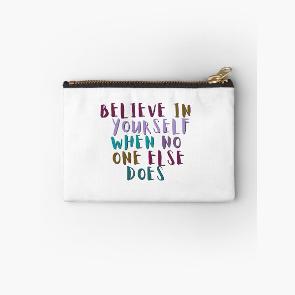 Item preview, BELIEVE IN YOURSELF WHEN NO ONE ELSE DOES designed and sold by BrownGirlMantra.