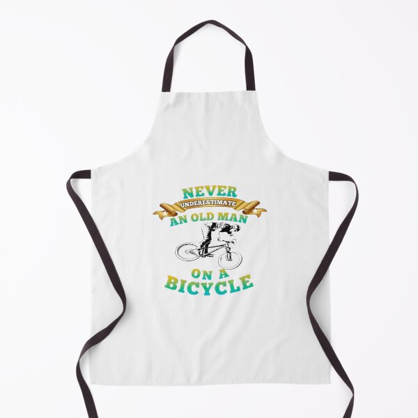 Item preview, Never underestimate an old man on a bicycle designed and sold by StyleHubDesign.