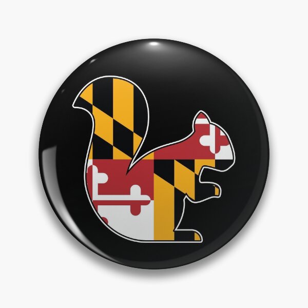 Artikelvorschau, Maryland Flag Eichhörnchen für Eichhörnchenliebhaber. entworfen und verkauft von MarylandStyle.