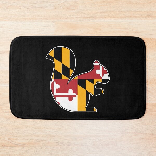 Item preview, Maryland Flag Squirrel for Squirrel lovers. designed and sold by MarylandStyle.