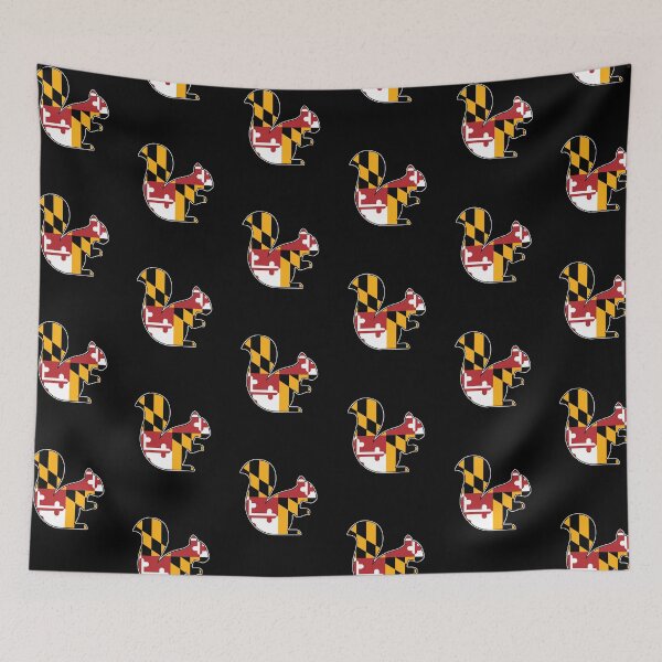 Item preview, Maryland Flag Squirrel for Squirrel lovers. designed and sold by MarylandStyle.