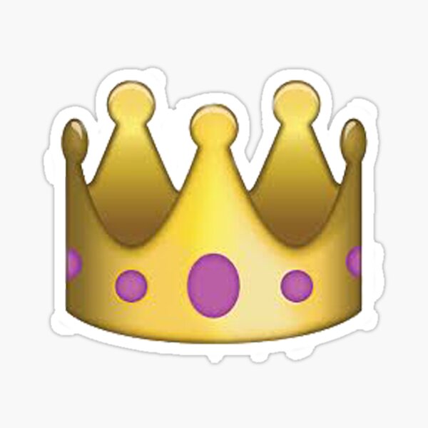 Queen Emoji Stickers Redbubble - crown emoji roblox