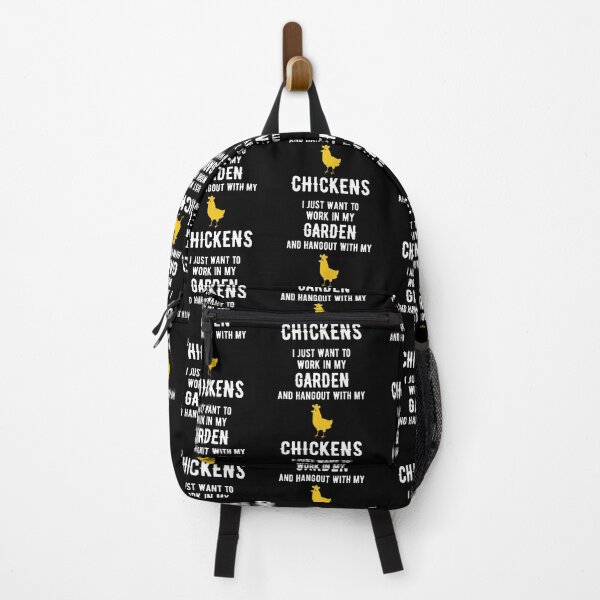 Item preview, I just want to work in my garden and hangout with my chickens designed and sold by kickwear-com.