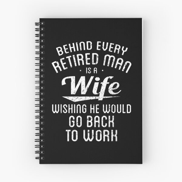 Item preview, Funny Retirement Gifts Behind Every Retired Man Is A Wife designed and sold by Laren-Fashion.