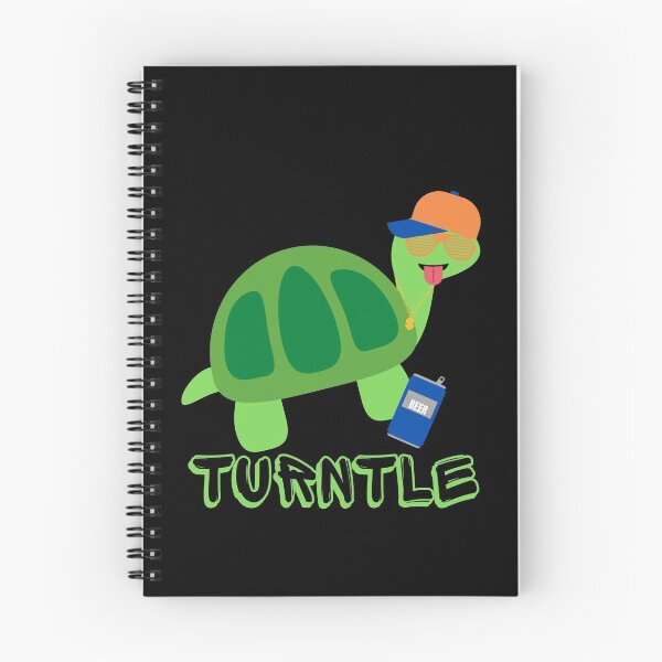 Item preview, Turntle Funny Turnt Turtle Drunk Bro designed and sold by MixedBagMerch.