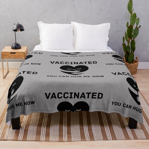 Item preview, Vaccinated you can hug me now designed and sold by kickwear-com.