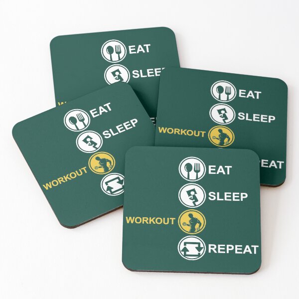 Item preview, Eat sleep workout repeat designed and sold by SidTastic .