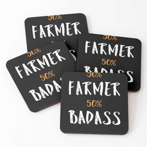 Item preview, 50% Farmer 50% Badass Coworker gift designed and sold by Gordon Nelson.