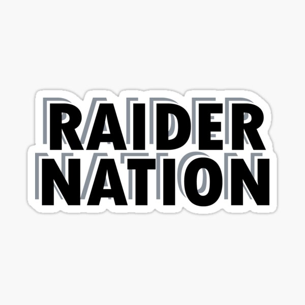 Raiders NFL Football Vinyl Decal Sticker LA LV Raider Nation