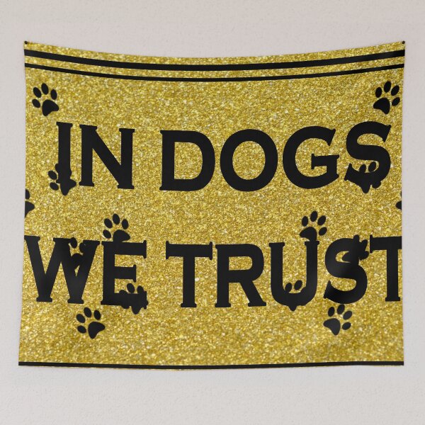 Item preview, In Dogs We Trust designed and sold by The Merch.