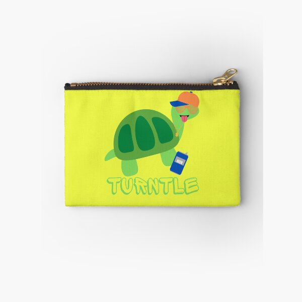 Item preview, Turntle Funny Turnt Turtle Drunk Bro - highlighter yellow designed and sold by MixedBagMerch.
