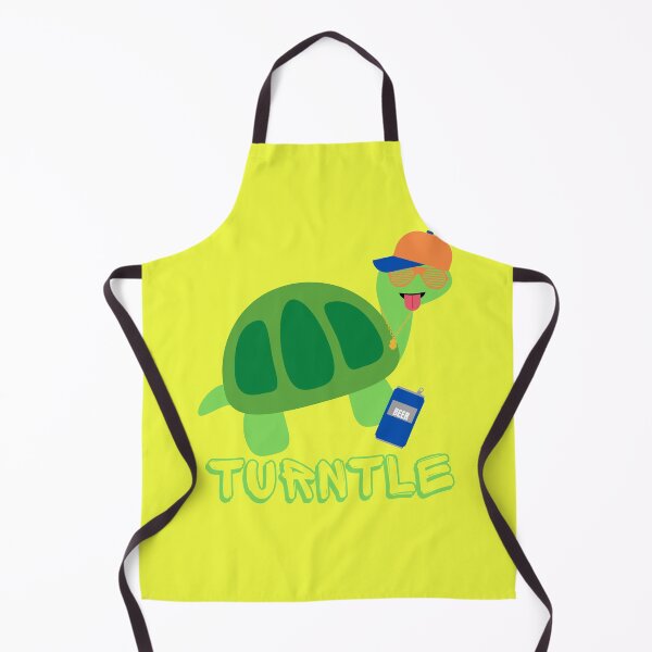 Item preview, Turntle Funny Turnt Turtle Drunk Bro - highlighter yellow designed and sold by MixedBagMerch.