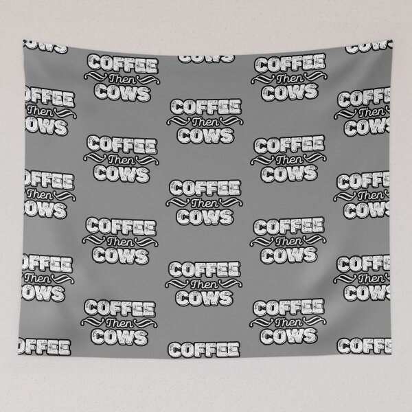 Item preview, Coffee then Cows Design designed and sold by kickwear-com.