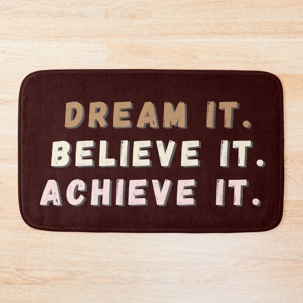 Item preview, DREAM IT. BELIEVE IT. ACHIEVE IT. designed and sold by BrownGirlMantra.