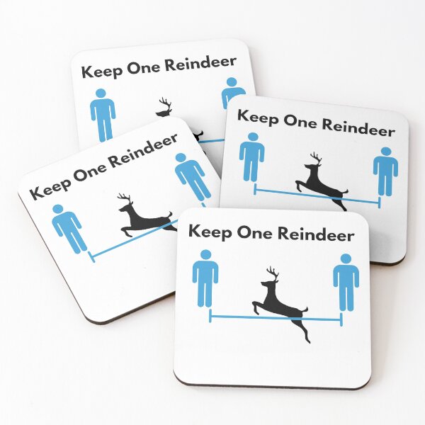 Item preview, Keep One Reindeer Apart , Funny Christmas , Christmas Covid , Gift for Christmas, Social Distance, Holiday Party , Novelty, For Women ,Mommy Fun Funny , Humor  designed and sold by hemokhtar.