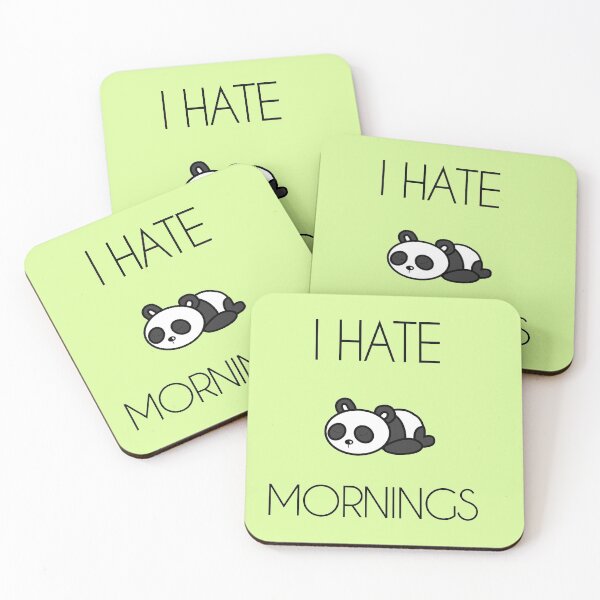 Item preview,  I HATE MORNINGS! designed and sold by Hestellapotter.